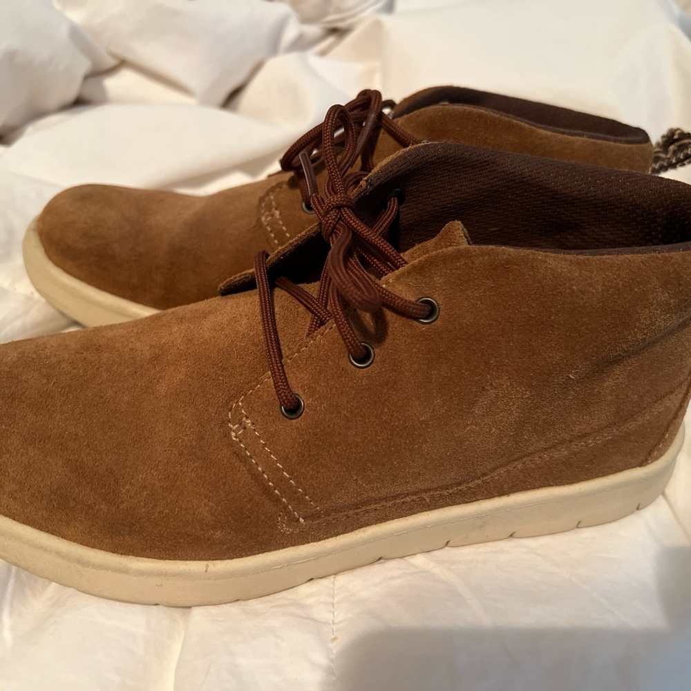 Boys Brown Suede Casual Shoes